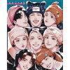 Картина по номерам K-pop, Stray Kids (стрей кидс) 40*50 см Оригами LW 31890