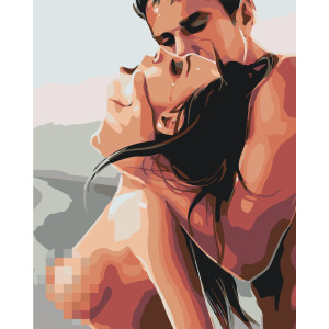 Картина по номерам Яркая ночь 18+ ℗ 40*50 см Оригами LW 3321
