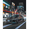 Картина по номерам Авто. Черная ауди ℗ 40*50 см Оригами LW 3402