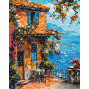 Картина по номерам Пейзаж. Дом на берегу ℗ 40*50 см Оригами LW 3482