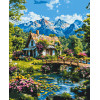 Картина по номерам Пейзаж. Альпийская гармония ℗ 40*50 см Оригами LW 3492