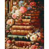 Картина по номерам Цветы. Литературный сад © 40*50 см Оригами LW 3173-01